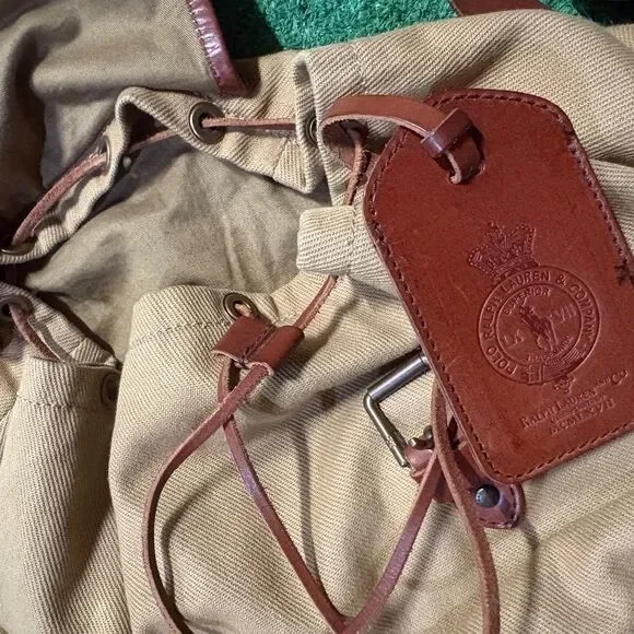 Polo-ralph-lauren Men's Tan and Brown Bag